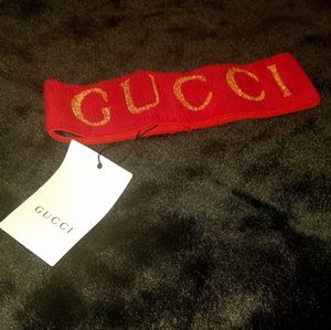 Red Unisex Gucci Headband